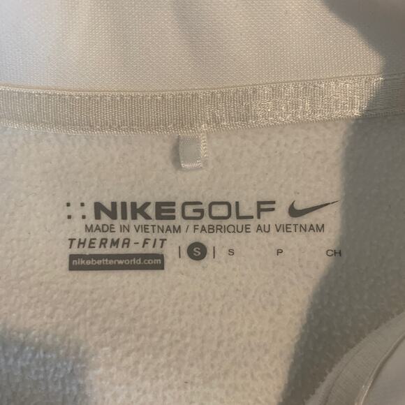 Nike Golf Jacket Womens S Small White Therma Fit Quarter Zip Ohio State Buckeyes - Picture 10 of 14